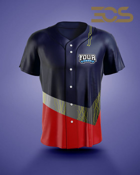 Baseball/Softball Fullbutton Jersey Futuristic 