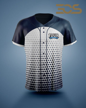Baseball/Softball Fullbutton Jersey Half Tone 