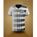 Baseball/Softball Fullbutton Jersey Horizontal Striped Gradient 