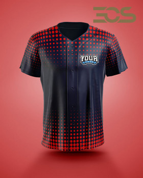 Baseball/Softball Fullbutton Jersey Light Two Tone 