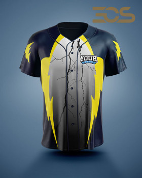 Baseball/Softball Fullbutton Jersey Thunder 