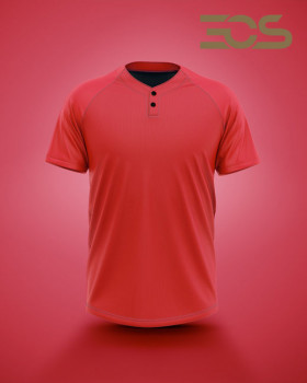 Baseball/Softball 2 button Jersey ﻿Plain 