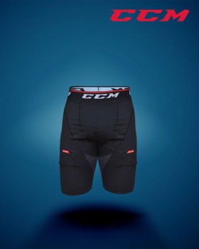 Men's compression short with jock/tab