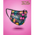 Facemask customized Flower Power