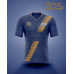  Soccer Jersey 1000 series short sleeve City Blue