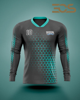 Soccer Jersey 2000 series long sleeve Vector